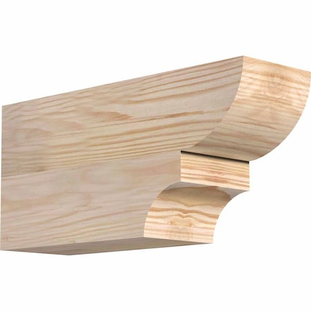 Ekena Millwork Ridgewood Smooth Rafter Tail, Douglas Fir, 3 1/2"W x 6"H x 12"L RFT04X06X12RID00SDF